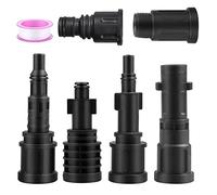 SWAWIS Adaptateur de Tuyau de Nettoyage Haute Pression Nettoyeurs | Pour machines Kärcher/Lavor/Interpump/Bosch, raccord sûr et étanche, montage rapide sans outil