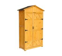 swe bri de Jardin 105 cm en Bois. 6 espaces de Rangement. L 105x P 55.5 x H 178.5cm