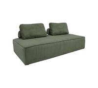 swe hauffeuse 2 Places pour canapé modulable Velours côtelé Vert