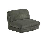 swe hauffeuse Matelas Kaki Convertible Velours côtelé Grosse côte 1 Place Cosy