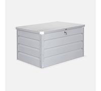 swe offre de jardin en métal -DALLAS - 285L gris aluminiun