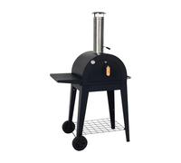 swe our à pizza d'extérieur au charbon de bois. coloris noir - Giulia L70xP63xH122cm