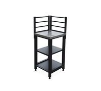 Module d'angle de cuisine extérieure acier 2 étagères L48,5 cm GRIMAUD