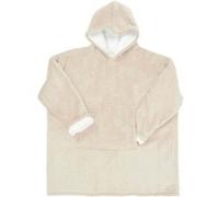 Sweat à capuche avec fermeture intérieur en sherpa Beige Beige G
