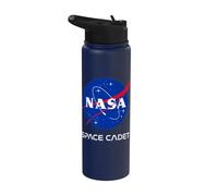 Sweat à capuche avec logo Meatball de la NASA et texte Space Cadet Stainless Steel Insulated Water Bottle