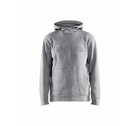 Blakläder Sweat à capuche 3530 imprimé 3D Gris chiné XL