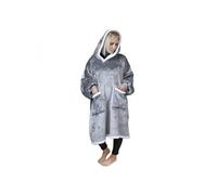 Sweat capuche + poches - sherpa flanelle