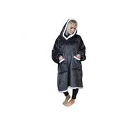 Sweat capuche + poches - sherpa flanelle