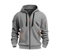Sweat A Capuche Homme Sweatshirts Pull Polaire Marque Chaude Militaire Manches Longues Sweat-Shirts Zippé De Sport Grandes Tailles Veste De Travail Avec Capuche Hoodie Pour Hiver Et Automne S-5xl