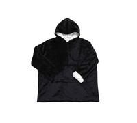 Sweat A Capuche Interieur Sherpa Noir Noir G