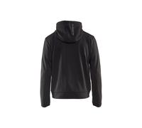 Sweat à capuche noir et gris foncé Blaklader 3363 zippé - 336325269998 S