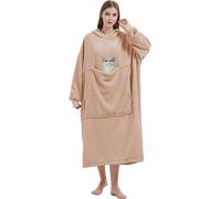 Sweat à capuche oversize, couverture, sweat à capuche oversize, pull, couverture, pull long, chemise à carreaux très grande, couverture portable, sweat à capuche, sweat à capuche géant et confortable
