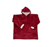 Sweat à Capuche "Sherpa" 85x118cm Rouge