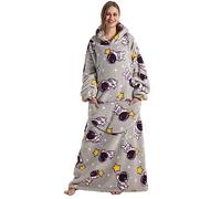Sweat à capuche surdimensionné pour femmes, hommes et adultes - Extra long, chaud et doux - Couverture à capuche à porter - Cadeau pour Noël et anniversaire