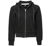 Sweat à capuche / veste à capuche pour femmes Tee Jays avec fermeture éclair sur toute la longueur FK905 (S) (noir)
