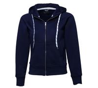 Sweat à capuche / veste à capuche pour femmes Tee Jays avec fermeture éclair sur toute la longueur FK905 (2XL) (bleu marine)