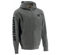 Sweat De Travail Molletonné À Capuche Avec Logo Bannière - Gris - Taille S Caterpillar