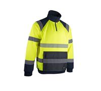 Sweat haute visibilité col camionneur mire - LMA - 8084