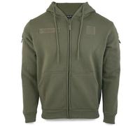 Sweat - MIL-TEC - Pull à capuche - Vert - Sortie écouteurs - 4 poches XXL