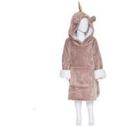 Sweat plaid à capuche licorne rose enfant Atmosphera Rose G