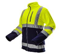 Sweat polaire d'avertissement, jaune, taille S