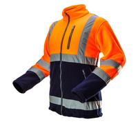 Sweat-Shirt Polaire Warning, Orange, Taille Xl
