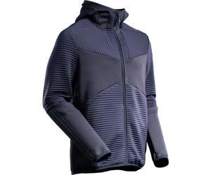 Sweat-shirt à capuche en polaire avec fermeture éclair Bleu noir, taille XS MASCOT 22603-681-010