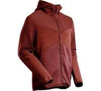 Sweat-shirt à capuche en polaire avec fermeture éclair rouge automne, taille XS MASCOT 22603-681-24