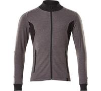 Sweat-shirt avec fermeture éclair anthracite foncé/noir, taille XS ONE MASCOT 18484-962-1809