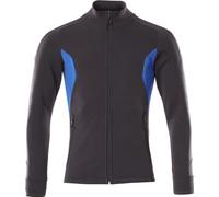 Sweat-shirt avec fermeture éclair Bleu noir/bleu azur, taille M ONE MASCOT 18484-962-01091