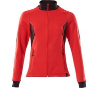 Sweat-shirt avec fermeture éclair rouge trafic/noir, taille XS ONE MASCOT 18494-962-20209