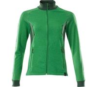 Sweat-shirt avec fermeture éclair vert gazon/vert, taille XL ONE MASCOT 18494-962-33303