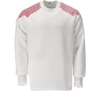 Sweat-shirt blanc/rouge trafic, taille XS MASCOT 20084-932-06202