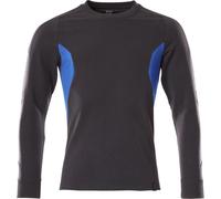 Sweat-shirt bleu noir/bleu azur, taille S ONE MASCOT 18384-962-01091