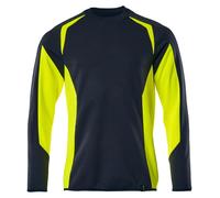 Sweat-shirt bleu noir/jaune vif, taille MASCOT 22084-781-01017