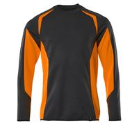 Sweat-shirt bleu noir/orange vif, taille S MASCOT 22084-781-01014