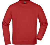 Sweat-shirt classique à col rond wine, taille 6XL