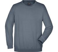 Sweat-shirt classique confort à col rond carbone, taille 5XL