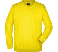 Sweat-shirt classique confort à col rond sun-yellow, taille 3XL