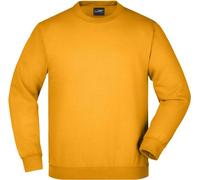 Sweat-shirt classique confort col rond or-yellow, taille S