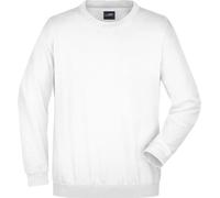 Sweat-shirt col rond classique confort white, taille 3XL