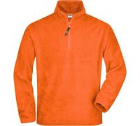 Sweat-shirt en polaire lourde orange, taille XXL