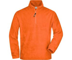 Sweat-shirt en polaire lourde orange, taille XXL