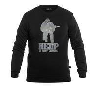 Sweat-shirt Help Is Not Coming Helikon-Tex - Black M