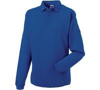 Sweat-Shirt Lourd Col Polo Pour Homme - R-012m-0 - Bleu Roi