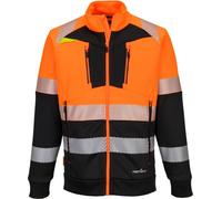 Portwest DX490 Sweat-shirt zippé DX4 HV Classe 1 Orange/Noir - Taille 5XL