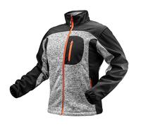 Sweat tricoté renforcé d'un tissu softshell, taille XXL