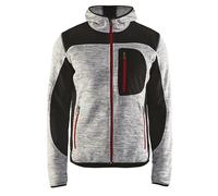 Sweat zippé à capuche Blaklader gris/noir taille 2XL tour de poitrine 116 cm