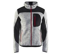 Sweat zippé à capuche Blaklader gris/noir taille M tour de poitrine 96-100 cm