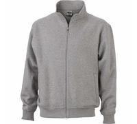 Sweat Zippé Workwear - Homme - Jn836 - Gris Chiné